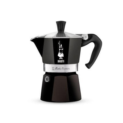 Cafetera Italiana Bialetti Moka Express Negra 3 Tazas