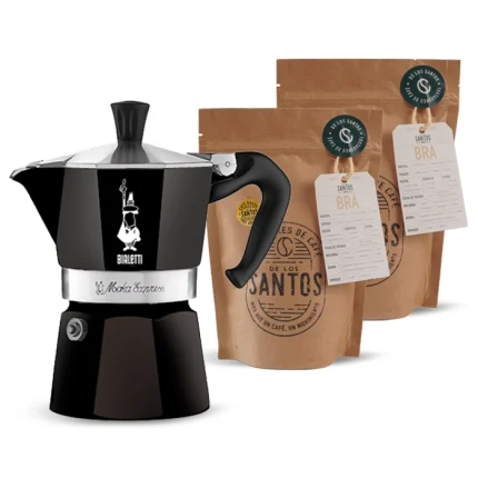 Bialetti Moka + Cafe de los Santos