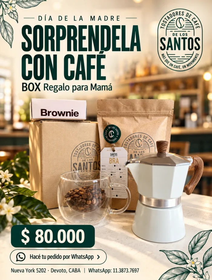 Box Mamá – Regalo para el Día de la Madre con Café y Cafetera - Imagen 2
